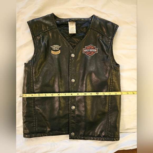 Harley Davidson youth 12/14 vest - Picture 3 of 7
